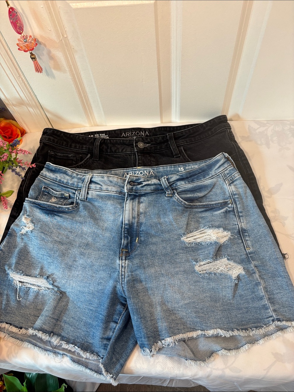 Arizona Jean Co. Women’s Denim Shorts Size 15 – 2 Pair Bundle